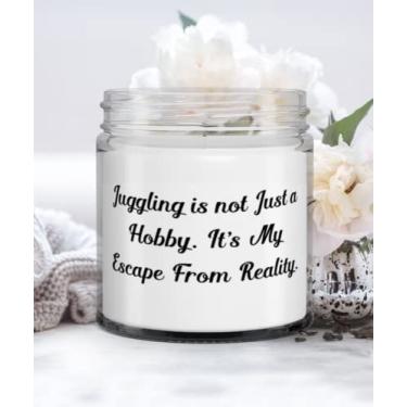 Imagem de Novos presentes de malabarismo, malabarismo não é apenas um hobby. É minha fuga da realidade, vela de férias mordaça de amigos