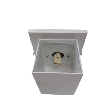 Imagem de Arandela Ar-248/10v P/1g9 Vedada Vd Transparente Alumínio - Belly Lustres | Branca