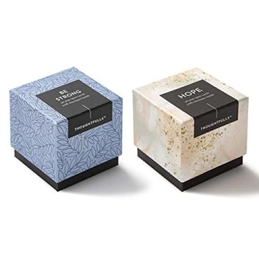 Imagem de Compendium Cartões Pop-Open ThoughtFulls — 2 pacotes de Be Strong, Hope — 60 cartas abertas, cada uma com uma mensagem diferente dentro