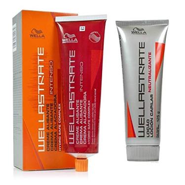 Imagem de Kit Creme Alisante de Cabelo Intenso + Loção Neutralizante Wellastrate