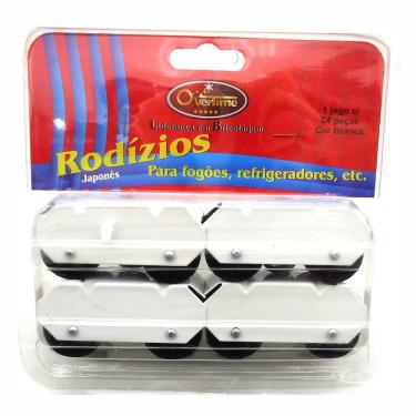 Imagem de Kit Pé Rodizio Para Fogão Geladeira e Freezer Extra Forte