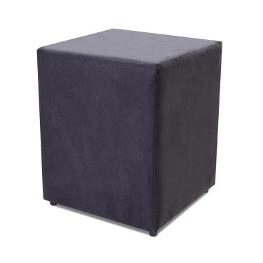 Imagem de Puff Quadrado Suede Decorativo 35x35cm
