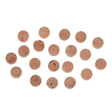 Imagem de 20 peças trombete chave d'água chave de água cospida válvula de cortiça almofada (gel de sílica/madeira maciça) - madeira