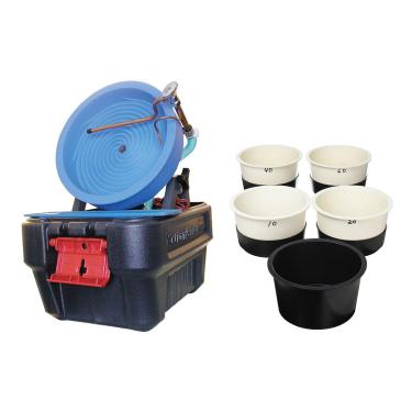 Imagem de Desert Fox Máquina automática de panorâmica de ouro - Equipamento de mineração de ouro no deserto (Raposa do deserto + Classificadores)