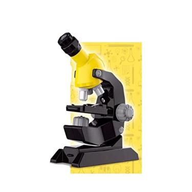 Imagem de Adaptador de microscópio 100X-400X-1200X acessórios de microscópio biológico escolar (cor: amarelo, ampliação: 1200X)