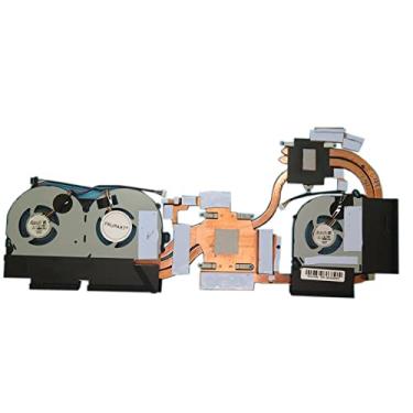 Imagem de Laptop CPU GPU FAN & dissipador de calor para CLEVO P950 P950EN P950RC P950RD P950RF P950ED P960 P960EN P960RD P960RN P960RF P970 P970RC P970RD P970RF P970EN P970RN P970ED P970EF