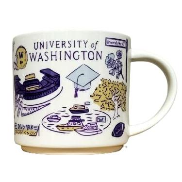 Imagem de Starbucks Been There Series Coleção Campus University of Washington UW U-Dub