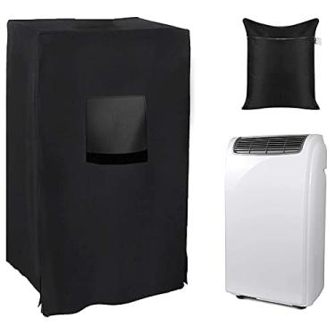 Imagem de UCARE Capa de ar condicionado portátil 420D tecido à prova de água unidade AC capa de poeira bolsa de armazenamento de ar condicionado móvel capas protetoras para a maioria dos ar condicionado portáteis 5000-14000 BTU