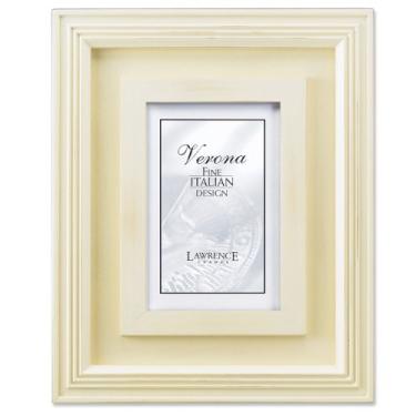 Imagem de Lawrence Frames Madeira creme envelhecida dimensional 10 x 15 cm