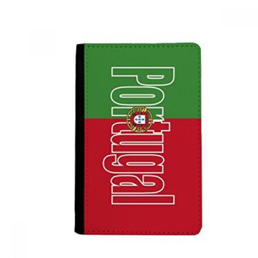 Imagem de Porta-passaporte com nome da bandeira do país de Portugal Notecase Burse carteira porta-cartão, Multicolor