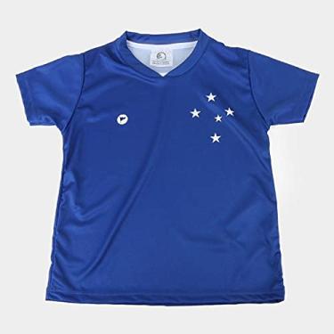 Imagem de Camiseta Bebê Infantil Cruzeiro Sublimada Licenciada Torcida Baby Tamanho:Tamanho 4 (Até 4 Anos)