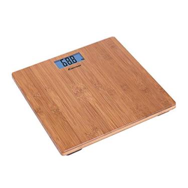 Imagem de Balança de peso de 180 kg, material de tábua quadrada de bambu para uso doméstico, madeira maciça de , superfície grande, saúde e cuidados pessoais