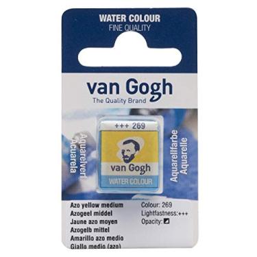 Imagem de Aquarela Pastilha Talens Van Gogh 269 Azo Yellow Medium 20862691