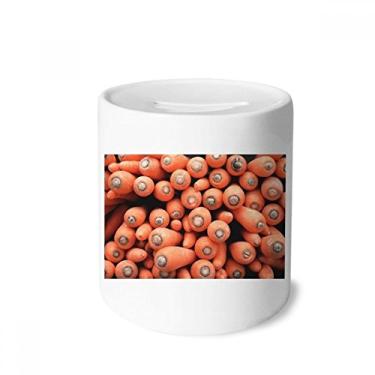 Imagem de DIYthinker Cenouras vagáveis frescas para fotografia, caixa para dinheiro caixa de moedas de cerâmica, presente de cofrinho