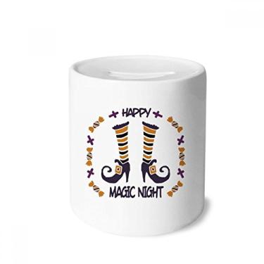 Imagem de DIYthinker Magic Boots of Halloween caixa de dinheiro caixa de cerâmica porta-moedas presente de cofrinho