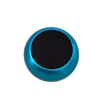 Imagem de Mini Caixa de Som Bluetooth Metal Amplificada Mini Speaker 3w - Azul