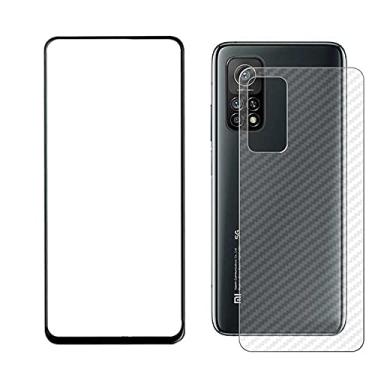 Imagem de Kit Película 5D Cerâmica + Película Traseira Fibra Ultra Slim para Xiaomi Mi 10T, Mi 10T Pro [Coronitas Acessorios]