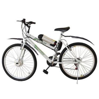 Imagem de Bicicleta Elétrica Aro 26 Bateria De Litio Teccity E Paralamas - Tecbi