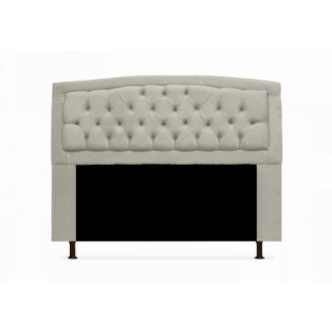 Imagem de Cabeceira Geovana Para Cama Box Solteiro 90 cm Suede Bege - LM DECOR