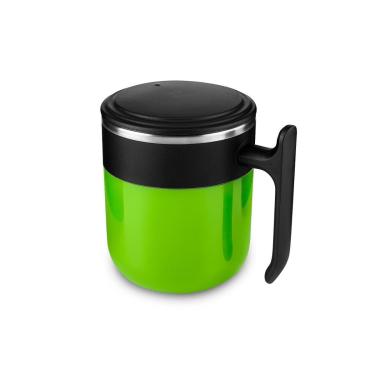 Imagem de Caneca 300ml de Plástico E Aço Inox Interno C/ Tampa-Unissex