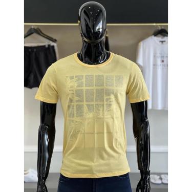 Imagem de Camiseta Acostamento Fio 40 Estampado Frontal Masculino  - G - Branco-Masculino