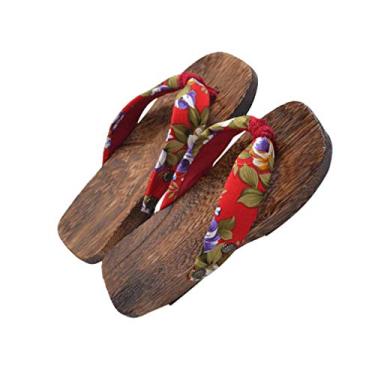 Imagem de Sapatos Tradicionais Japoneses Geta Chinelos De Spa Para Mulheres Foto Do Bebê Geta Sapatos Tradicionais Do Japão Tamancos Japoneses Filho Sapatos De Roupas De Madeira Bambu