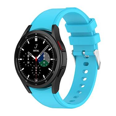Imagem de Hoopyeecase Esporte pulseira de relógio para Samsung Galaxy Watch 4 40mm/44mm pulseira, Galaxy Watch 3 41mm /Galaxy Watch 4 Classic 42mm/46mm, 20mm Suave Silicone Substituição pulseira de relógio