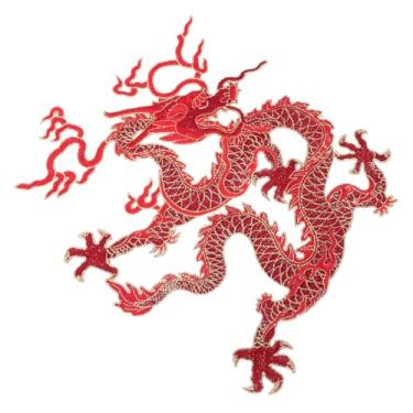 Imagem de Operitacx costurar remendos aplique de dragão decoração casacos ferro em remendos ferro pequeno em remendos sem cola decorar o ferro adesivos bordados noiva remendo do buraco