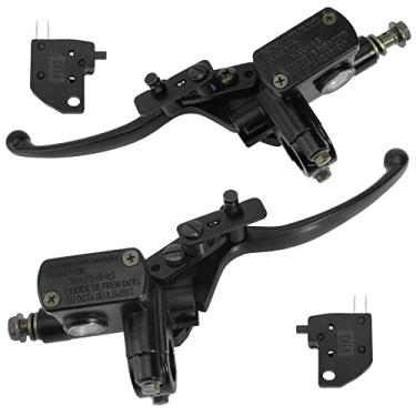 Imagem de LIYYDS Cilindro mestre de freio hidráulico esquerdo direito para quadriciclo para ATV Quad Moped Pit Dirt Bike Kids Motorcycle 50cc 70cc 90cc 110cc 125cc 150c 200cc 250cc GY6 22mm Taotao Kazuma Sunl