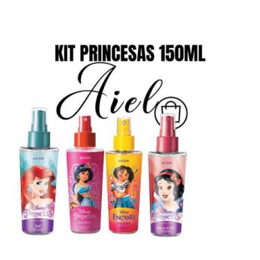 Imagem de Colônias Infantil Disney Avon 150ml Ariel  - Jasmine -Maribel E Branca