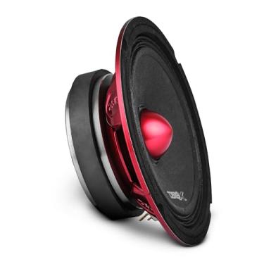 Imagem de DS18 Alto-falante fino PRO-X6.4BMSL – 16,5 cm, médio, bala de alumínio vermelho, 400 W, máximo de 200 W RMS, 4 Ohms - Alto-falantes de porta de áudio de qualidade premium para sistema de som estéreo