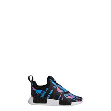 Imagem de adidas Tênis infantil NMD 360, Preto/Preto/Branco, 5 Toddler