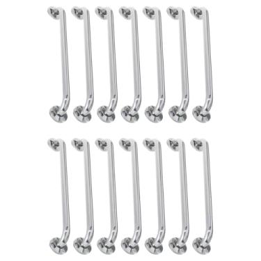 Imagem de Alça de Apoio Barra 40cm Aço Inox Kit 14 Unidades Acessibilidade Idoso Deficiente Cadeirante Segurança Banheiro Box Corrimao Suporte