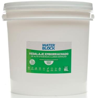 Imagem de Vedalaje Impermeabilizante Emborrachado 15 Litros Secagem Rápida Alto Rendimento Anti Mofo