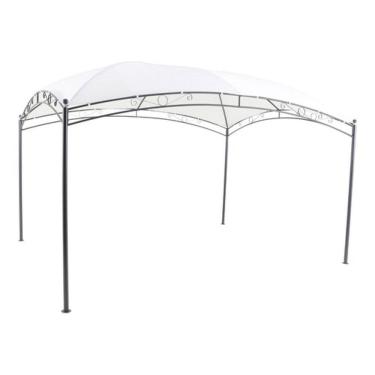 Imagem de Gazebo Aço Branco E Preto Occo 260x195cm - Naterial