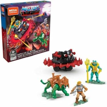 Imagem de Mega Construx Masters of the Universe Ataque Gato de Batalha vs Roton, 171 peças