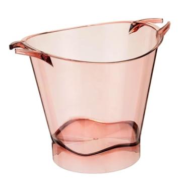 Imagem de Balde De Gelo Acrílico Cristal 4,5 Litros - 5 Unidades (Rose)