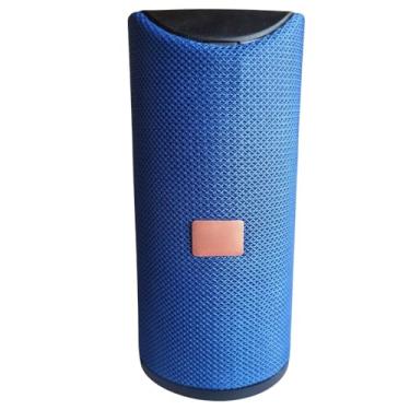 Imagem de Caixa de Som Bluetooth Altomex Potência 15W, Prova de Respingos (Azul)