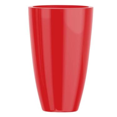Imagem de Vaso Plantas Decorativo Fibra De Vidro Grande 70cm Roma M (Vermelho)