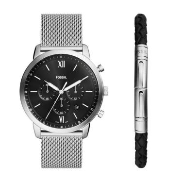 Imagem de Relógio Masculino Neutra Fossil Prata FS6020SET/1KN-Masculino