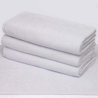 Imagem de Kit com 2 Toalhas Banhão Linha Profissional 69x158cm - 320g/m2 Branco 