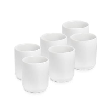 Imagem de Kit com 6 copinhos de porcelana 150 ml - Loja Bora, Decora!