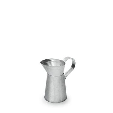 Imagem de Jarrinha decorativa aço galvanizado 13 cm - Loja Bora, Decora!