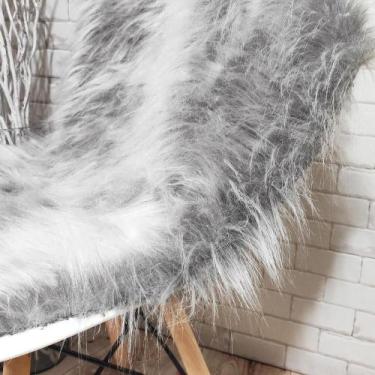 Imagem de Manta Xale Pelúcia Pelo Alto Jabuticaba Sofá/Cadeira - Importado