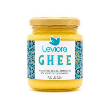 Imagem de Manteiga Ghee Sem Sal e Sem Glúten Leviora 200g