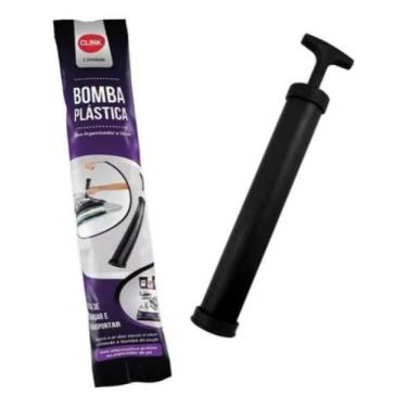 Imagem de Bomba Tira Suga Ar Saco À Vácuo Viagem Roupa Cor Preta - Clink, CK4233