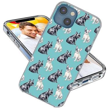 Imagem de Capa para iPhone 14, para iPhone 13, ARTIOSIT Capa protetora completa à prova de choque fina macia TPU transparente para meninas mulheres homens amantes de animais de estimação iPhone 14/13, desenho