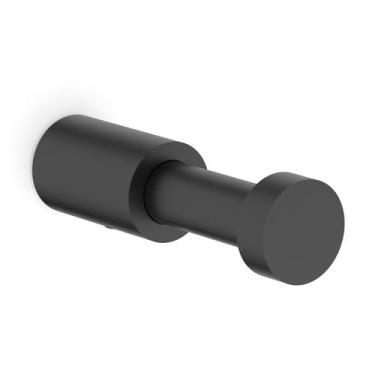 Imagem de Cabide Flow Matte Design Redondo Moderno Preto Matte - Celite