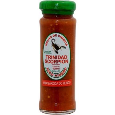 Imagem de Molho de Pimenta Trinidad Scorpion 100ml Macerada - Fogo Mineiro 