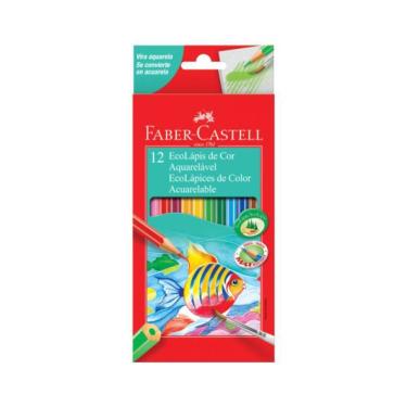 Imagem de Ecolápis De Cor Faber Castell Aquarelável 12 Cores